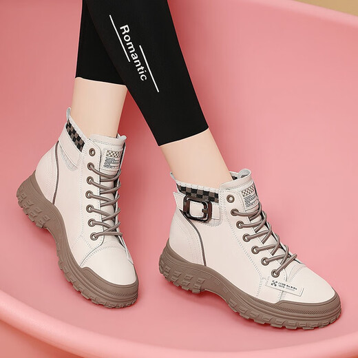 Ouya Linglong Cowhide Daddy Zapatos para mujeres 2025 Summer Nuevos zapatos para mujeres zapatillas gruesas zapatos casuales versátiles de viaje suave y suave color de café [soltero] 9913 38