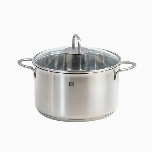 ZWILLING soup pot stainless steel gas stove induction cooker universal steamer binaural stew pot Nova Plus 24cm soup pot