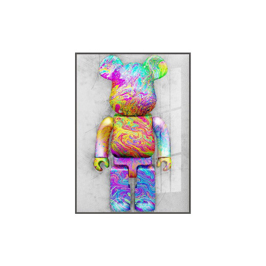Mengyier (Mengyier) Sesame Street Street Kaws Coll Door Door Entrance Decore Praising Простая мультипликационная живопись интернет -знаменитость насильственная медвежь
