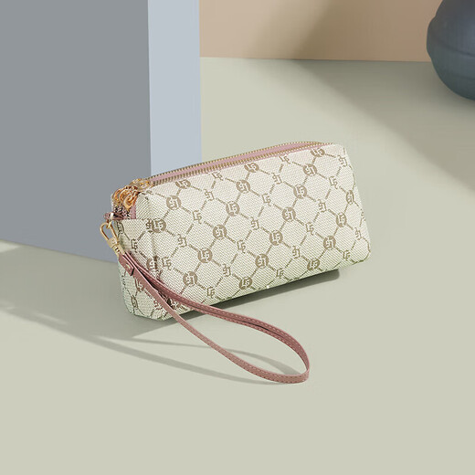 Golf (Golf) Clutch Bag Damenbeutel große Kapazität Doppelschicht Handgrabbeutel Langer Münzbrieftasche Mobiltelefon Tasche