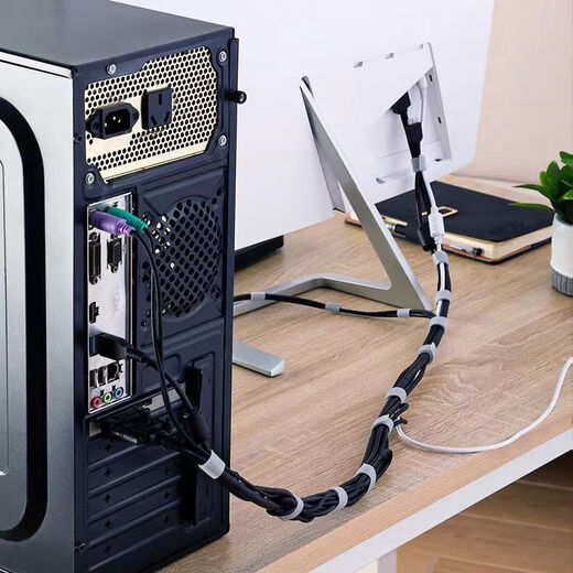 Best-selling data cable storage tool on the entire network, Velcro straps for cable management, home computer cable harness, charging cable fixed strap, self-adhesive, gray 1 meter - exclusive for events, 1.2cm wide