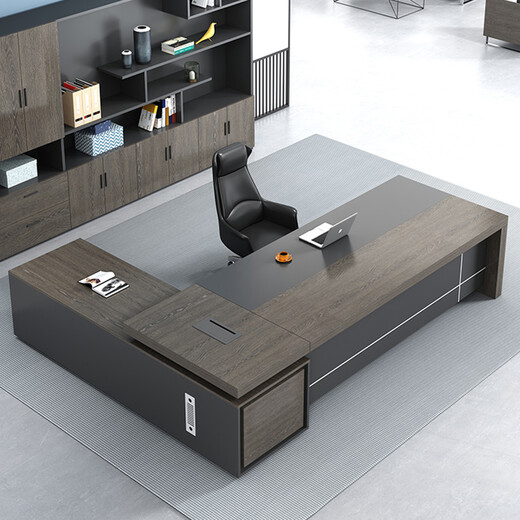 Lan Ran Office Furniture Boss Desk Executive Desk Executive Desk Manager Desk President Desk 2.0 Meters + Boss Chair