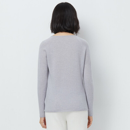
Snow Lotus Autumn and Winter New Cashmere V-neck Pullover Cashmere Sweater Women T653 M(100)