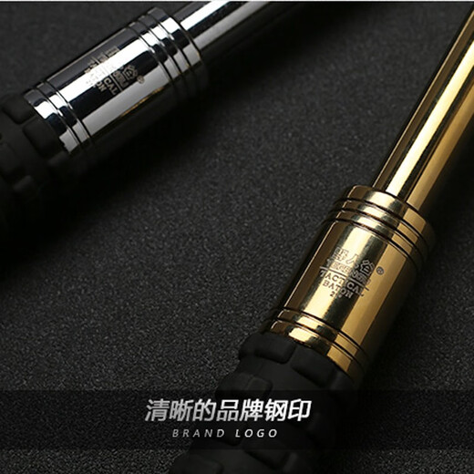 Savage Valley mold steel, solid dog-fighting stick, anti-dog stick, self-defense weapon, legal portable retractable stick, security, Hummer reinforced 26-inch black, extends 65CM, can break bricks