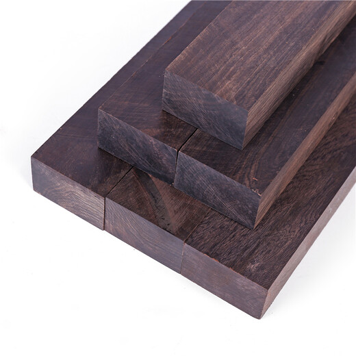 Qianbaolai handmade mahogany hairpins, mahogany small material carving materials, wooden hairpins, various diy hairpins, sandalwood material 20x3x1 cm, one red pear (red)