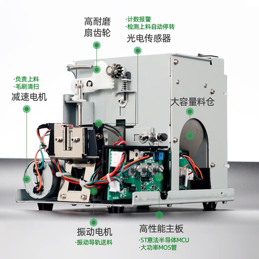 Superautomatische Schraubmaschinenanordnung Maschine Einstellbarer Spurschraubenversorgungsversorgungsmaschine Digitale Anzeigeanzahl Automatische Schraubausgang SPK-AF1050 Standardmodell