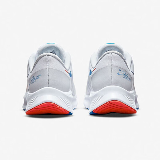 
Nike (NIKE) men's shoes Spring new sports shoes REVOLUTION 7 mesh breathable casual shoes lightweight cushioned running shoes DA1105-101/QUEST 4/white and blue flying line 42.5