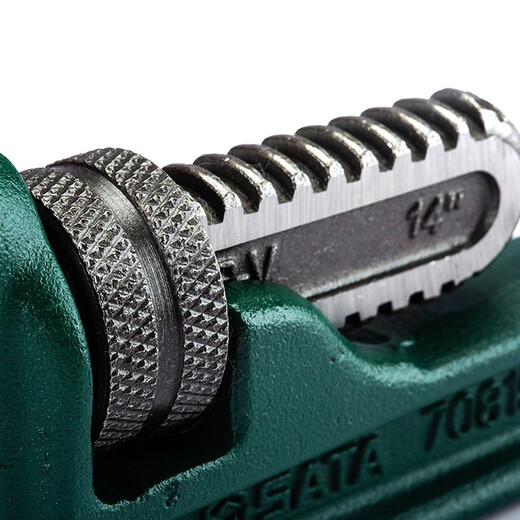 SATA heavy-duty pipe wrench 8 inches 70812 large opening water pipe wrench multi-function self-tightening throat wrench pipe wrench