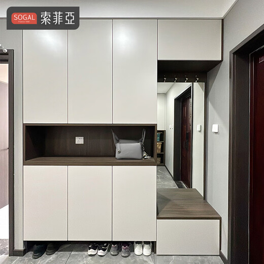 Sofia Wardrobe Whole House Customization Bedroom Furniture Integrated Wardrobe Shoe Cabinet Sideboard TV Cabinet Combination Privileged Deposit 20 Whole House Beauty Package Price