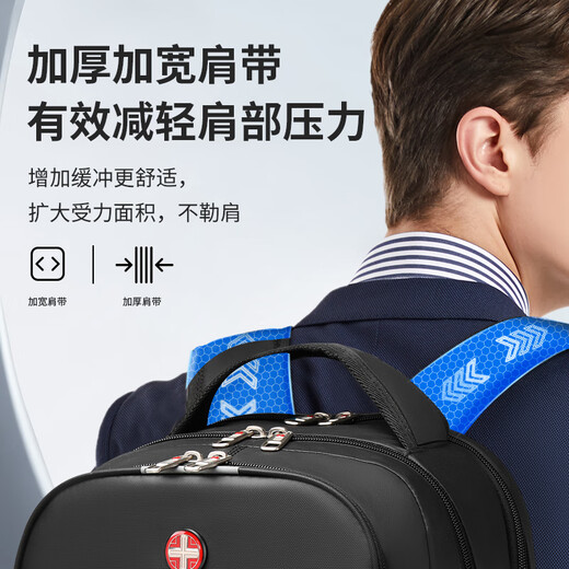 CROSSGEAR Swiss Backpack for Men and Women 15.6-inch Large Capacity Laptop Bag Business Backpack Business Bag Travel School Bag