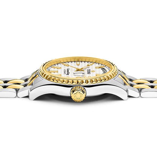 Plum Blossom (Titoni) Swiss Watch Universe Series Automatic Mécanical Room Gold Steel Band Importé Men's Watch 797SY-695 Gift For Boyfriend