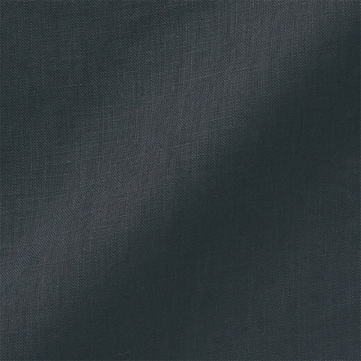 MUJI Women's French Linen Coat BDE03C0S Dark Gray XS-S