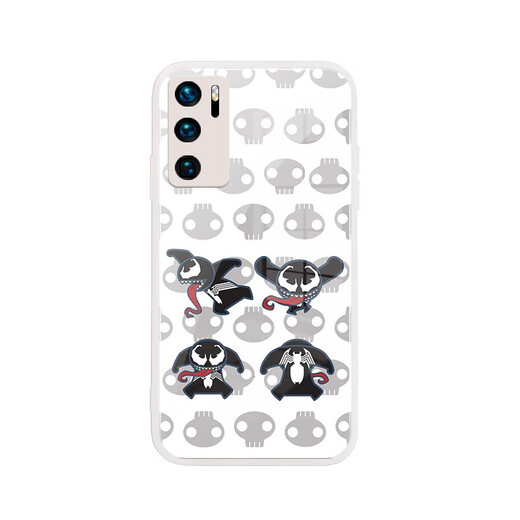 迪士尼（Disney）漫威iPhone16手机壳适用于苹果15promax保护套创意直边玻璃防摔硬壳潮牌男款卡通Q版 漫威 毒液【玻璃质感黑】14224 华为/荣耀/小米/红米/OPPO/VIVO联系