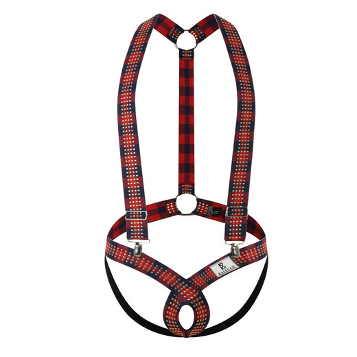 ROSELEX confidential delivery men's thong sexy double thong men's sexy underwear low waist gay night S black-KX006-SD1