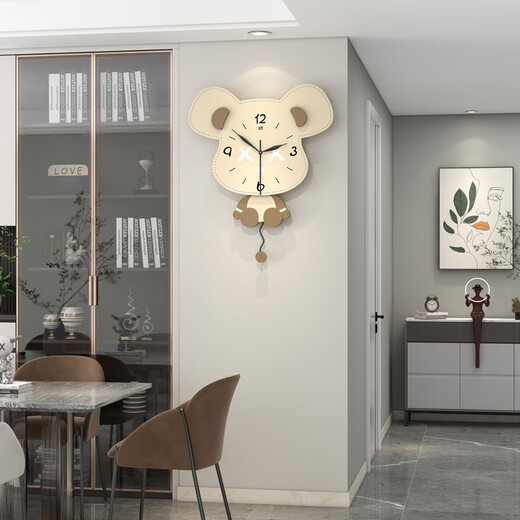 Jiujiuda 2025 new Internet celebrity living room clock wall clock home fashion wall clock Internet celebrity creative clock wall hanging simple and modern