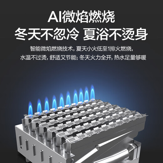 Vanward balanced WE3W13 15% national subsidy 13 liters of natural gas for gas water heater Intelligent constant temperature and energy saving Gas and electric double protection can be installed in the bathroom Indoor use