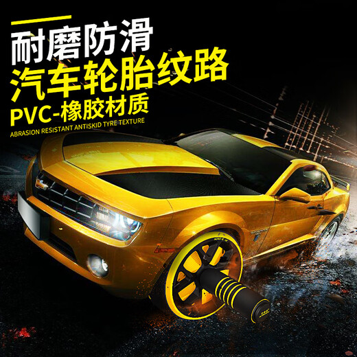 AiMeiShi Abdominal Wheel Fitness Equipment Home Men's Abdominal Wheel Abdominal Machine Exercise Abdominal Exercise Roller Abdominal Chest Muscle Training Yellow Abdominal Wheel + Thickened Kneeling Mat