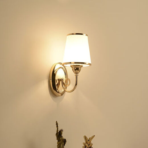 Yaotian Bedside Lamp Bedroom Home Wall Lamp Wall Mounted Stair Master Bedroom Aisle Modern Simple Creative LED Lamp 6038 Solid Wood White Light