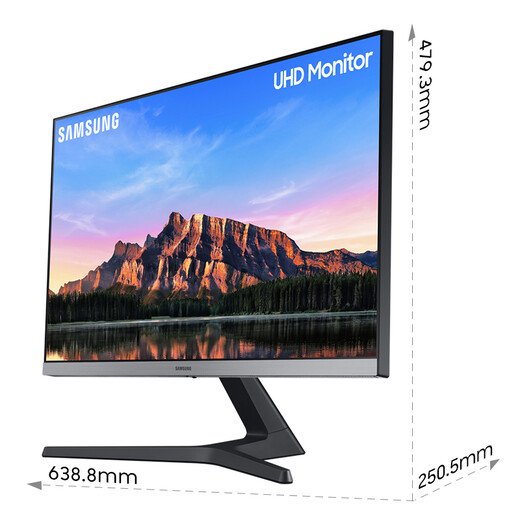 Samsung (SAMSUNG) 28-inch IPS 4K HDR10 1.07 billion color design graphics three-sided narrow border FreeSync HD office computer monitor U28R550