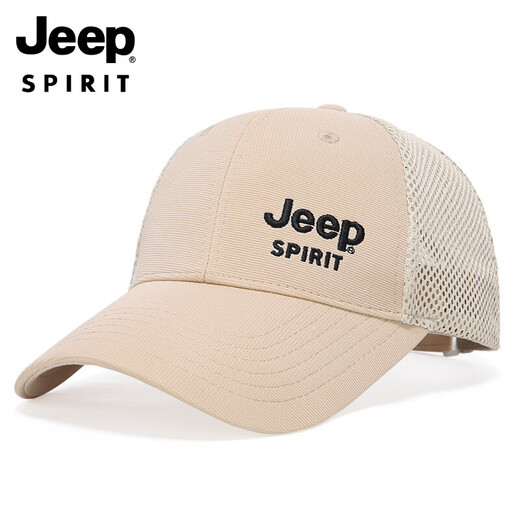 吉普（JEEP）帽子男士春夏网眼棒球帽时尚鸭舌帽男帽休闲户外太阳帽防晒遮阳帽