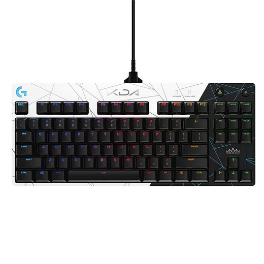 Logitech G PRO K/DA mechanical gaming keyboard League of Legends KDA official gaming equipment portable ultra-portable RGB backlit keys lightless
