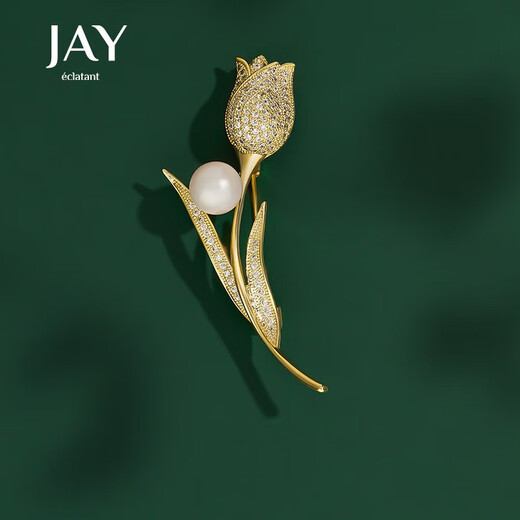 Jay tulip brooch, corsage, suit accessories, birthday gift for mother, mother-in-law, elders