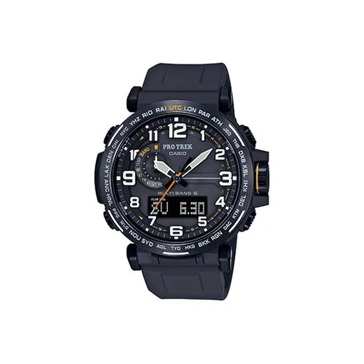 卡西欧（CASIO）PRW-6600YB-3/6621/6900Y-1/6611/61Y-1B光能电波登山手表 PRW-6600Y-1PR黑色胶带