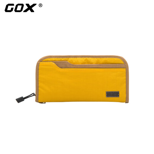 GOX旅行护照包多功能机票夹长款证件包收纳包大保护套证件袋卡包 玫红大号（可放3-5本护照）