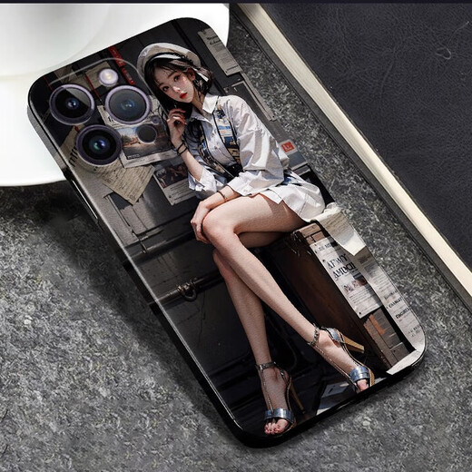 
Feix Apple 14promax mobile phone back film iphone14plus/14Pro color film painted mobile phone stickers Jinx sexy leather pattern colorful protective film rear film/paste PM694 sexy Jinx two-piece package Apple 14pro