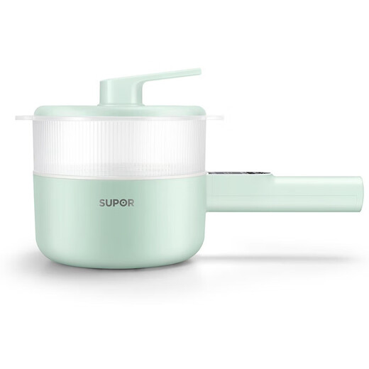 苏泊尔（SUPOR）电煮锅1.6L多功能锅小型电热火锅 学生宿舍煮泡面电炒锅多用途电蒸锅配蒸笼H20YC841A 1.6L