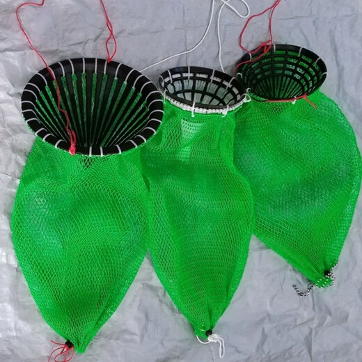 Outdoor fish net bag for fish, shrimp, crab, fish protection, anti-jumping fish net bag, fish basket, convenient diving net bag, diameter 20 cm, length 0.5 m