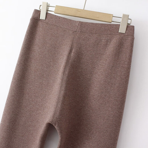 An Zhenxue warm clothes for the elderly, grandma clothes, autumn and winter clothes, middle-aged and elderly women's clothes, mother clothes two-piece set 4055-860 Khaki 3XL recommended 120-140Jin Jin equals 0.5 kg