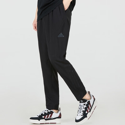 阿迪达斯 （adidas）官方舰店快干男裤 25夏季新款健身裤直筒长裤透气休闲裤运动裤 HF8985/梭织快干/主图款 L