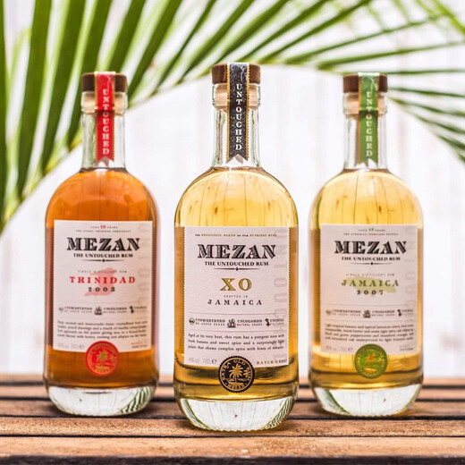 MeZAN Caribbean original single barrel rum original imported foreign wine spirit 700ml [Trinida 2003] 700mL 1 bottle