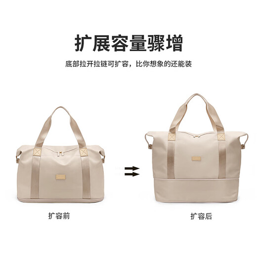 POLO travel bag men's expandable travel storage bag fitness bag short-distance lightweight handbag women's portable luggage bag