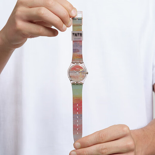 Swatch Swiss Watch Scarlet Sunset Color Changing Dopamine New Year Gift Fashion Quartz Watch SO28Z700