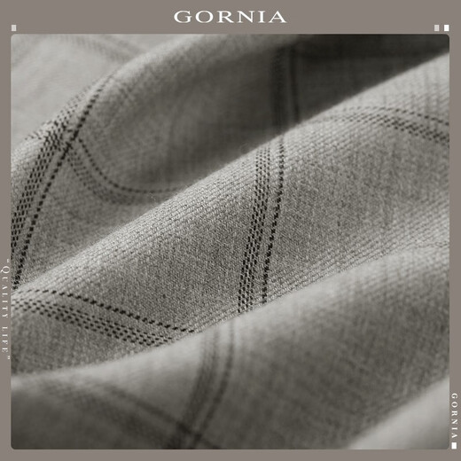 Gornia Men's 100% lana Single Suit Fashion Fashion informal cómodo