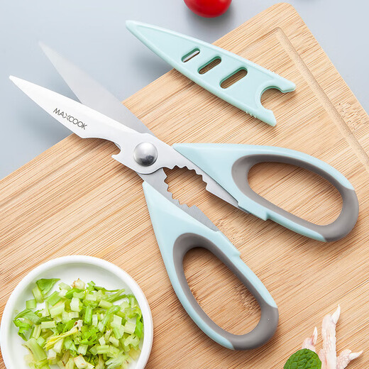 美厨（maxcook）剪刀厨房剪 厨房剪刀强力多功能加厚家用剪刀 鱼骨剪 MCPJ572