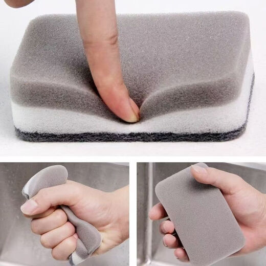 Dishwashing sponges, scouring pads, pans, pots, sponge blocks, kitchen dishwashing cloths, cleaning magic wipes, durable sponge wipes, 5 pieces