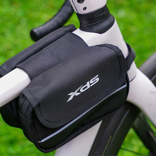Xidesheng bicycle bag double saddle bag road mountain bike tube bag waterproof multi-functional beam bag front bag riding equipment white