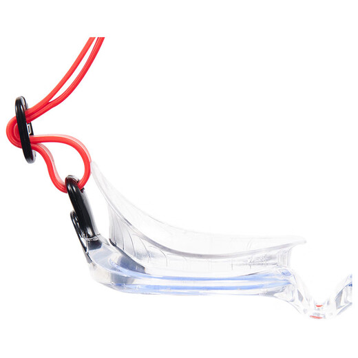 Speedo classic Futura children's swimming goggles 10-15 years old, anti-fog, soft, comfortable and universal, transparent/red