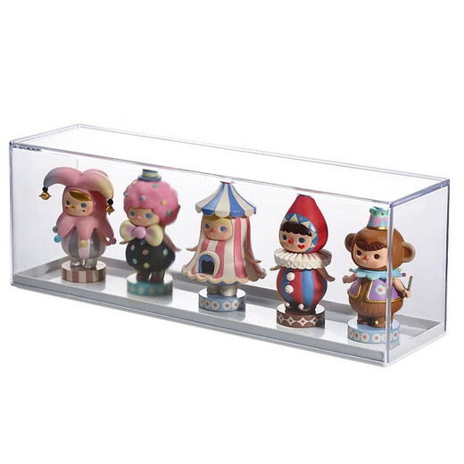 Jinghui Sichuang figure storage box transparent dustproof labubu Bubble Mart blind box display stand doll doll model display cabinet