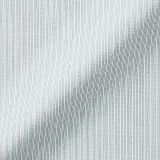 MUJI (MUJI) Feeling de hombres Henry Henry Camiseta de manga corta Camisa de base de hombres Historia de hombres AC1W6C4S Rayas verdes claras M (170/92a)