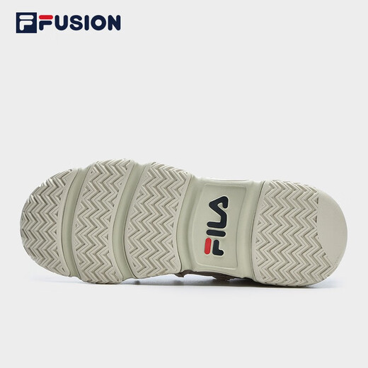 FILA 斐乐老爹鞋情侣鞋子篮球鞋运动鞋休闲鞋男鞋面包鞋女鞋BARRICADE 燕麦色-OM 41