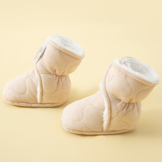 Rasharia newborn shoes soft-soled baby cotton shoes women's front shoes that do not fall off baby shoes men's autumn and winter 0-1 years old 0-6-12 months