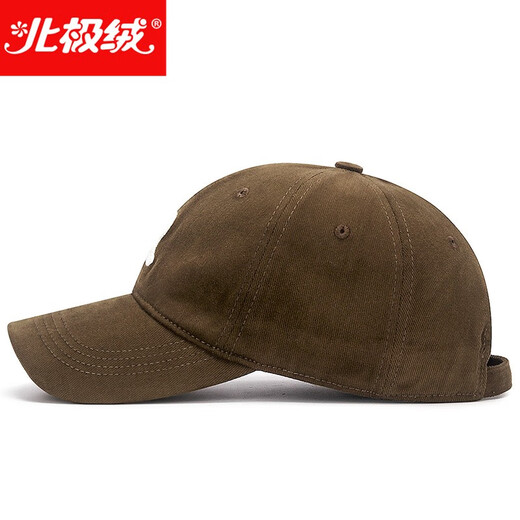 Arctic velvet (Bejirog) hat for men and women, trendy, fashionable and versatile outdoor baseball cap, four-season sports, fishing visor, sun hat, R letter black