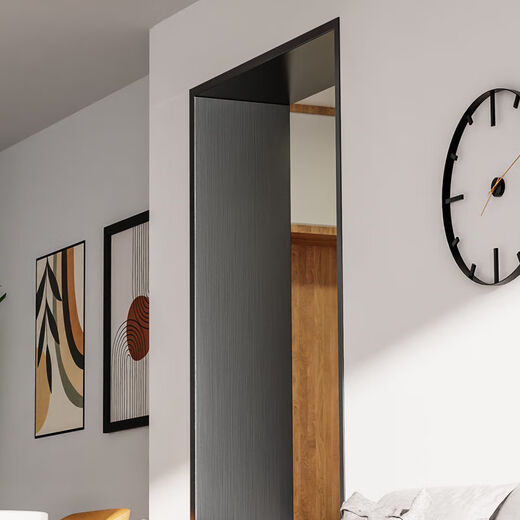 Meikejie stainless steel door cover door frame with extremely narrow aluminum alloy frame balcony entrance window cover metal titanium Leidun stainless steel door cover door frame with extremely narrow aluminum alloy frame