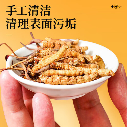 雷允上旗舰店 冬虫夏草断虫草高品质断草干货高端滋补品 断虫草10g【自用滋补入门】