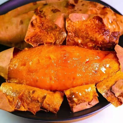 Shandong Yanshu No. 25, batata, batata confitada, batata fresca, batata asada en arena de granja, fruta pequeña (una sola fruta pesa entre 100 y 250 g), peso neto 5 Jin Jin equivale a 0,5 kg, tamaño familiar asequible