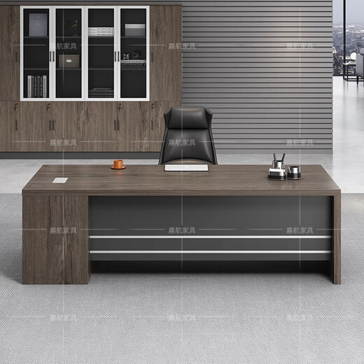 Jiahang Boss Desk Simple Modern President Desk Office Executive Desk Manager Supervisor Desk Single Desk LBZ-A39